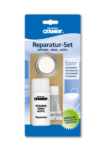 Cramer Keramik-Email-Acryl Reparatur Set weiss alpin zur Emaille, Keramik und Acrylreparatur